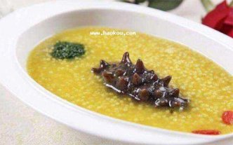 小米海参粥