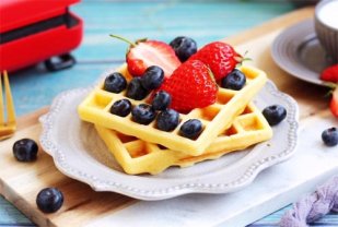 华夫饼水果套餐