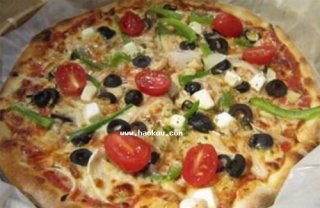 黑橄榄培根匹萨