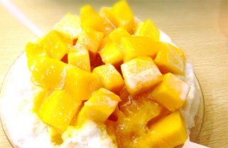 清凉劲爽的芒果沙冰