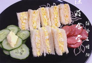 家庭版鸡蛋三明治