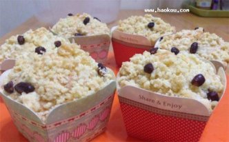 蜜豆玛芬小蛋糕