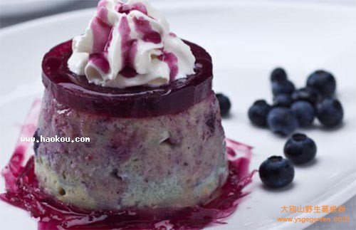 蓝莓布丁蛋糕