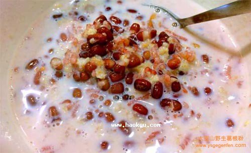 红豆牛奶羹