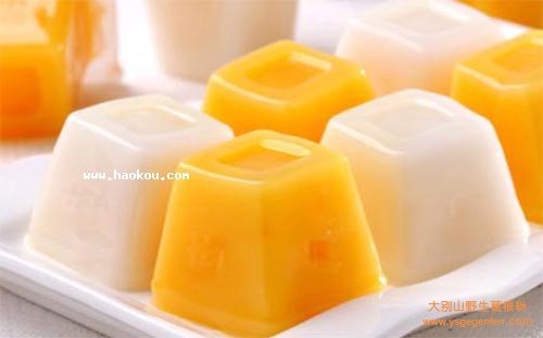 水晶鲜芒果果冻