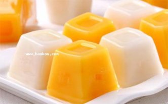 水晶鲜芒果果冻