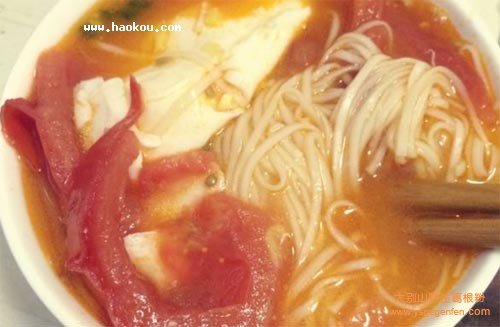 西红柿鸡蛋龙须面