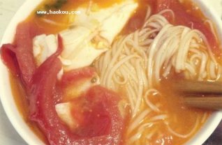 西红柿鸡蛋龙须面