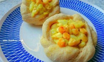 玉米沙拉面包