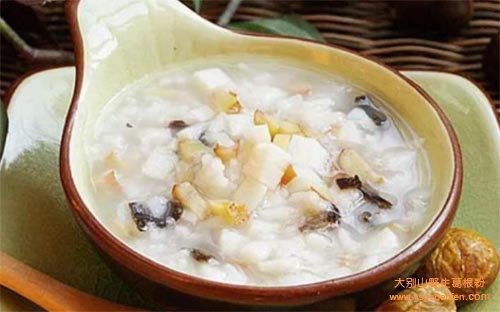 栗子山药粥