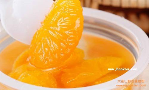 橘子糖水罐头