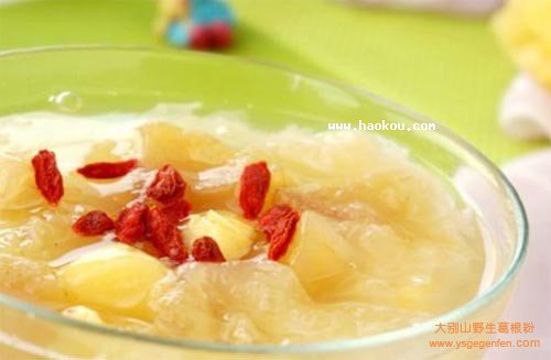 银耳白果枸杞粥