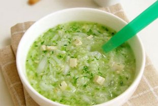 海参青菜粥