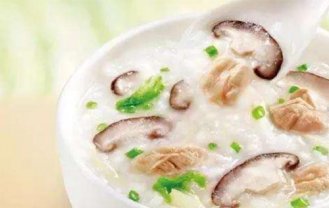 香菇鸡肉粥