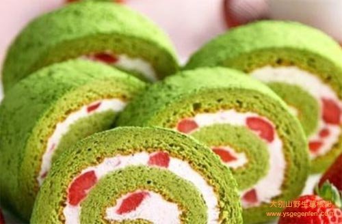 抹茶奶油蛋糕卷