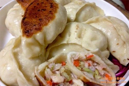大肉萝卜馅煎饺