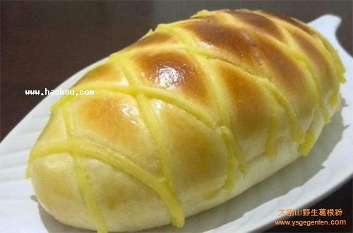 卡士达网纹面包